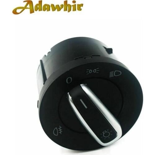 Headlight Switch Fog Light Knob For VW Golf MK5 MK6 Jetta Tiguan Passat B6 CC 2004 2005 2006 2007 -20131K0 941 431BB 1K0941431BB