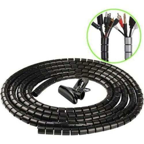 Cable Wire Data Cable Finishing Sleeve Household Organize Protection Cable Finishing Sleeve Strorage Accessories 10/16/22/28mm