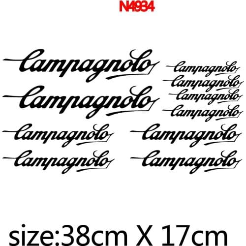 Small Town Lampagnate Reflective Road Bike Frame Stickers, Bicycle Accessories, DIY Decorative Stickers, 1 Set