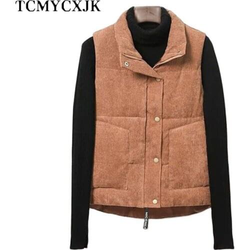 Женские утепленные жилеты Tcmycxjk China At AliExpress