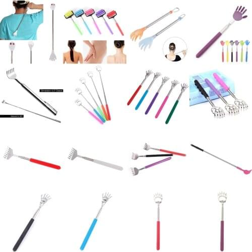 1/2pc Telescopic Stainless Steel Claw Massager For Back Massage Promotion Tool For Blood Circulation Relax Health Back Scratcher