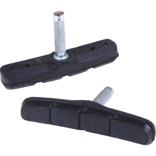 1Pair Durable Mountain Road Bike Brake pads MTB Bicycle Braking V-Brake Holder Shoes Rubber Blocks Cycling Accessories