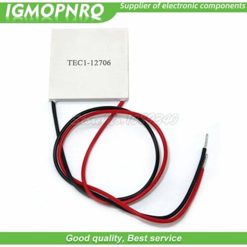 1PCS TEC1 12706 12v 6A 40*40MM TEC Thermoelectric Cooler Peltier tec1-12706