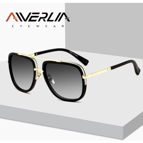 AIVERLIA Sunglasses Men Women Sunglasses Sunglass Brand Retro Brand Design Glasses Mens Eyeglasses Square Frame UV400 AI24