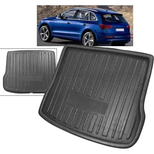 Car Rear Trunk Cargo Liner Boot Mat Floor Tray Carpet Mud Kick Protector Cover For Audi Q5 2010 2011 2012 2013 2014 2015 2016