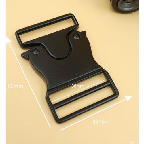 Free Shipping NEW For 1.5" 38MM Webbing Strap 5Pcs Quick Side Release Metal Buckles Shackle For Bags Luggage DIY Accessories