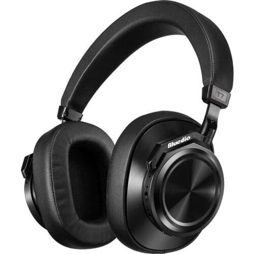 Bluedio Active Noise Cancelling Wireless Bluetooth Headphones T7 Portable Headset with Face Recognition for Phones and Music