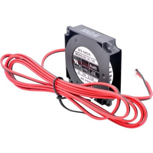 EFS-04D24L 40mm blower 4cm 40x40x10mm DC24V 0.10A 2 lines Side-blowing centrifugal turbo blower cooling fan for 3D printer