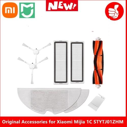 Xiaomi Mijia 1C STYTJ01ZHM dust box HEPA filter vacuum cleaner accessories original mop main brush and side brush accessories
