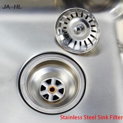 Stainless Steel Premium Kitchen Sink Strainer Replacement Waste Plug Basin Drain Filter Steel