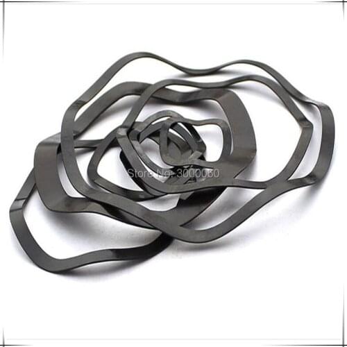ID)27mm*(OD)34mm* (Thickness)0.5mm Black Steel Wave Spring Washer 500pcs/lot