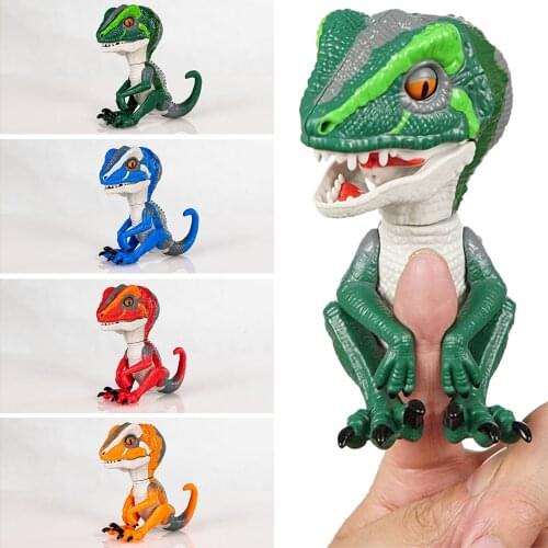 Fingertip Untamed Dinosaur T-Rex Interactive Collectible Electronic Dinosaur Toys Smart Induction Vocal Toys For Gift Toy Finger