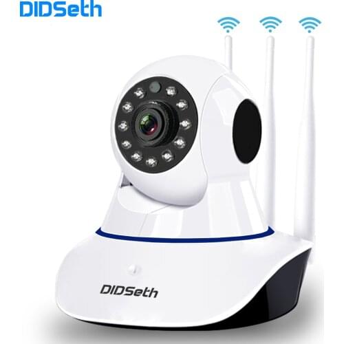 DIDseth WiFi IP Camera 1080P Home Security Camera 3 Antenna Wireless Signal Enhancement Two Way Audio Night Vision Baby Monitor