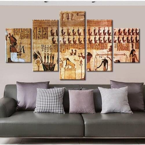 5 Pieces Egyptian man Painting diamond painting cross stitch Full square/Round Drill 5D DIY Diamond mosaic landscape 3D Home art