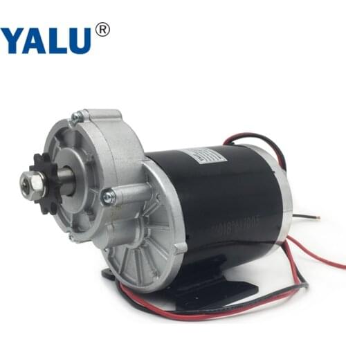 YALU MY1020Z 600W 36V China Electric Motorized Motor E Trike Motor for Golf Cart Moped ATV Motorized Permanent Magnet DC Motor