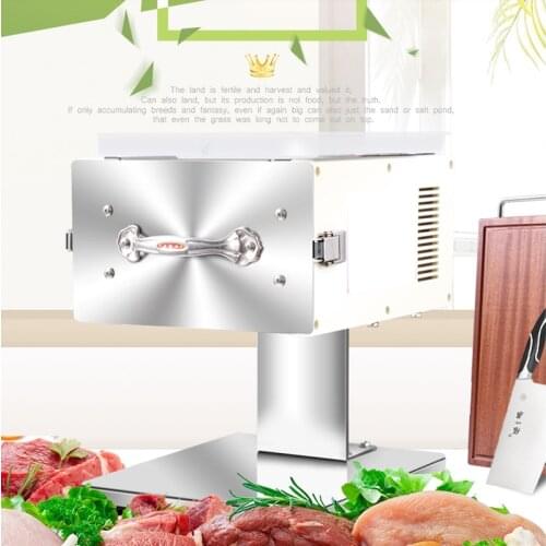 Commercial Multifunctional Meat Cutter Fully Automatic Slice Shredded Desktop Electric Manual