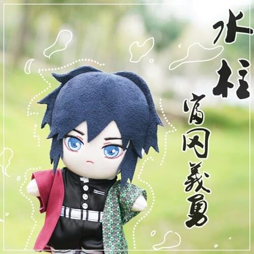 Yuri Demon Slayer Kimetsu No Yaiba Tomioka Giyuu Doll Plush Toy Stuffed Clothes Costume Cute Lovely Cosplay Gift Limit C