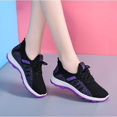 2021 Light Weight Vulcanize Shoes For Women Clunky Sneakers Air Sole Casual Breathable Zapatos De Mujer Woman Sport Shoes