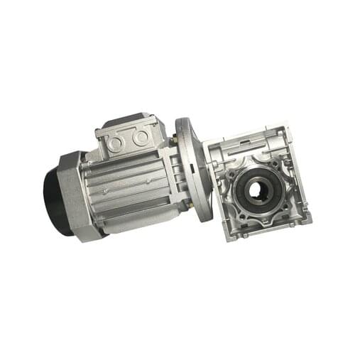 NMRV30-130 worm gear reducer with motor 0.18KW-4KW AC220V/380V aluminum housing motor
