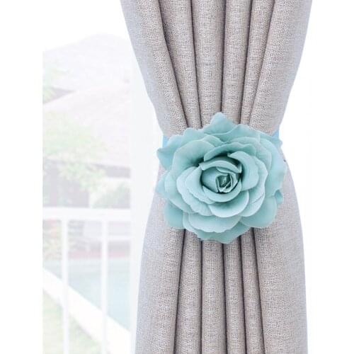New Flower Curtains Tieback Magnet Curtains Buckle Magnetic Curtain Holder Curtain Strap Accessories