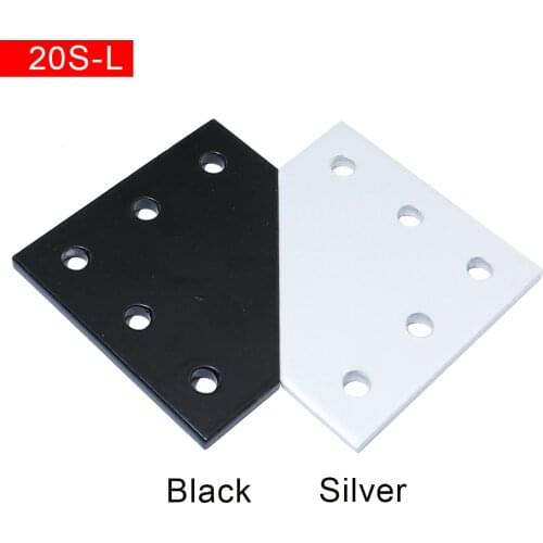 Strong Corner Angle Bracket Connection Joint Strip Board for V-slot Aluminum Profile 2020 3030 4040 4545 with 5 holes