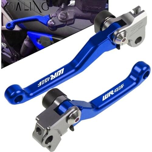 For YAMAHA WR450F WR 450F 2016 2017 2018 2019 Dirt Bike Motocross Motorbike CNC Aluminum Custom Made Folding Brake Clutch Lever