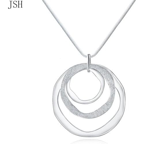 Wedding charms fashion wholesale 925 sterling silver classic necklace fashion trends women Wedding jewelry 18inches chain