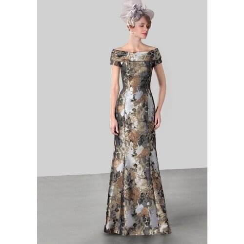 Mother of the bride dress wedding dress mother dresses mother groom custom made dress brocade dress