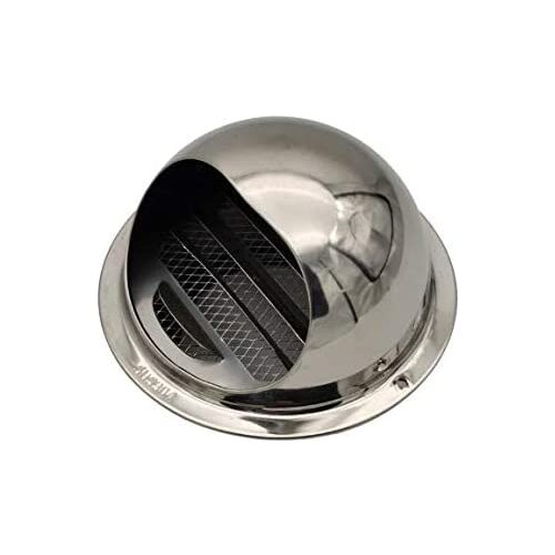 304 Stainless Steel Round Air Vent Round Ventilation Grille Ducting External Extractor Sphere Wall Vent Outlet Wall Vents