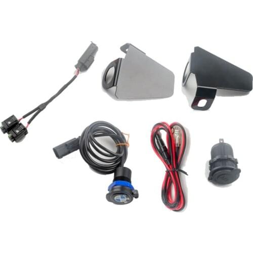 Suitable for BMW BMW R1200GS/R1250GS/ADV modified rear seat USB mobile phone charger, cigarette lighter adapter set accessories