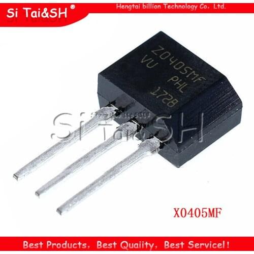 10pcs/lot X0405 X0405MF Z0405 Three-terminal one-way thyristor 4A/600V TO-202