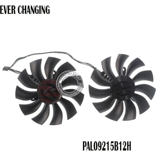 2 Pcs/Lot PLA09215B12H 4Pin VGA Cooler Graphics Card Fan For EVGA GTX970