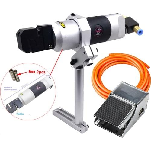 Fixed bracket Holder Air Punch Flange Tool Pneumatic 3/16 1/8" Puncher Sign Punching Metal Folding Tool Sheet Metal Maintenance