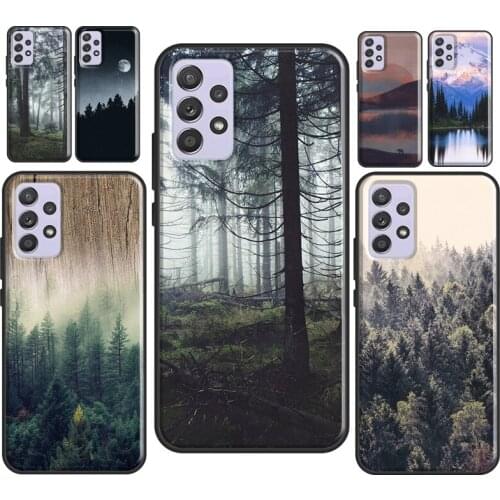 Nature Forest Mountain Case For Samsung A71 A51 A41 A31 A20e A21S M31 A02 A30 S A40 A50 A70 A12 A72 A52 Cover