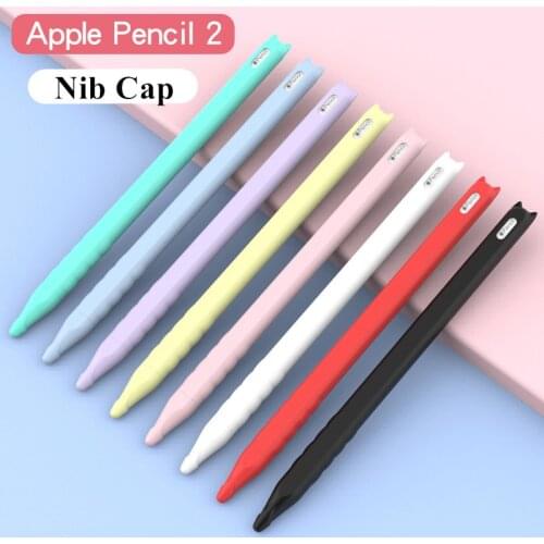 For Apple Pencil 2 case Accessories Lovely Cat TPU Silicon Protective Pouch Cap Holder Cover Anti-scratch Case for Pencil 2nd