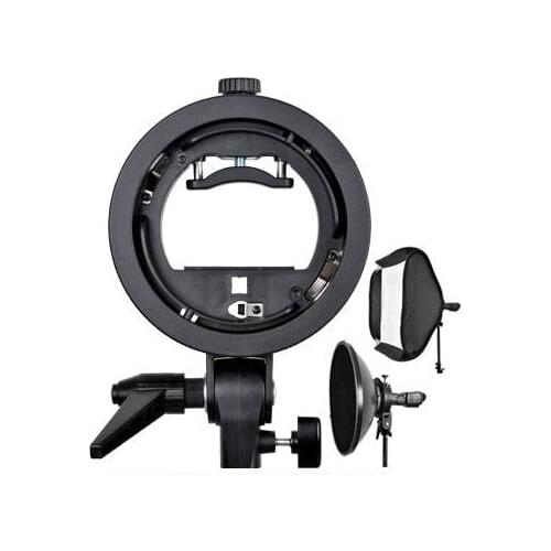 Godox S-Type Bracket Elinchrom S Mount Holder for Speedlite Flash Snoot Softbox