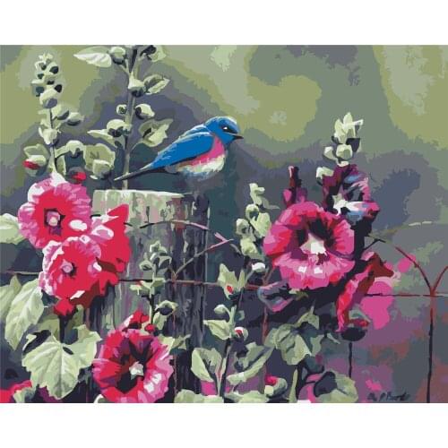 Morning Glory 40x50cm Diy Painting By Numbers Picture Colouring Zero Basis Handpainted Oil Painting Unique Gift Home Decor