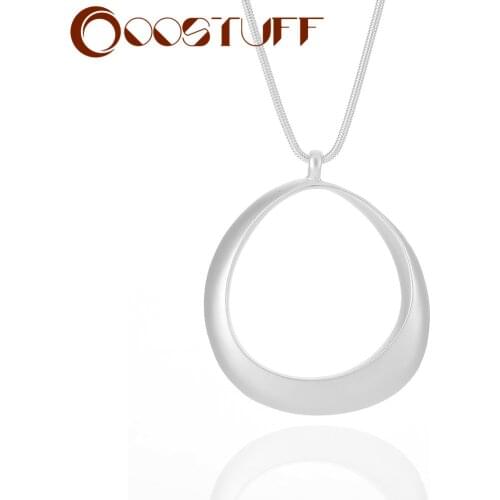 Trend Long Chains Necklace Geometric 2021 Costume Jewelry for Women Vintage Pendants Suspension Collars Accessories Neck Chokers