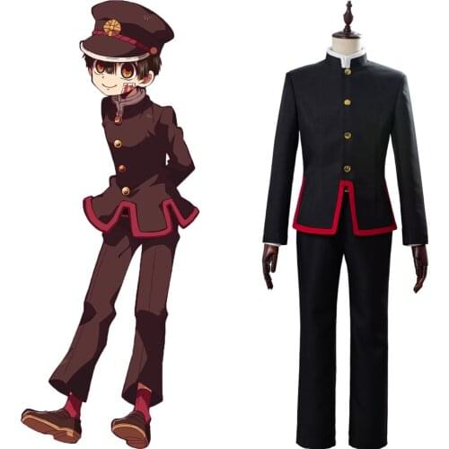 NEW Anime Cosplay Toilet-bound Jibaku Shounen Hanako-kun Hanako kun Cosplay Costume Suit