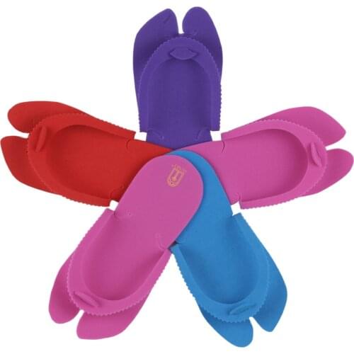 12 Pairs disposable foam slippers Spa pedicure sandals foam pedicure slippers Salon Spa pedicure Flip Flops tools 12 Pairs t