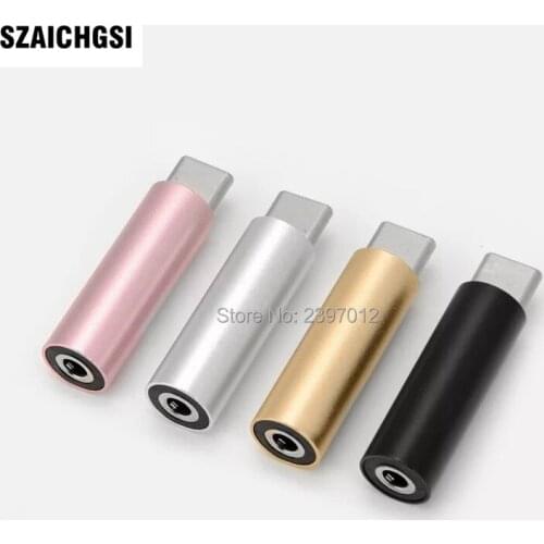 Wholesale 500pcs/lot Type C USB C to 3.5mm Audio Adapter for External Microphone 3.5mm Audio Jack Headphone Mic Adapter