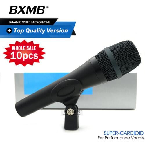 10pcs Grade A Quality E945 Professional Performance Dynamic Wired Microphone 945 Supercardioid Mic For Karaoke Live Vocals Stage