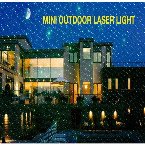 Christmas Fairy Full Laser Projector Light Red Green Light Stage Effect Spotlight For Indoor Outdoor Party Garden Projection