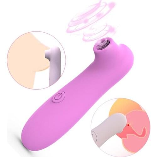 G-spot Stimulation Nipple Clitoris Massage Sex Toys Lovers Flirt Adult Masturbation Sucking Breast Vibration Massager Sex Tools