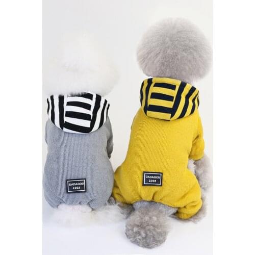 Warm Dog Clothes For Small Dogs Soft Pet Clothing For Dog Clothes Chihuahua Clothes Cartoon Pet Outfit