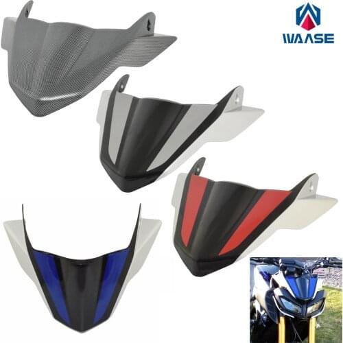 Waase Motorcycle Fly Screen Shield Front Nose Beak Extension Cover Extender Cowl For YAMAHA FZ09 MT-09 RN43 2017 2018 2019 2020