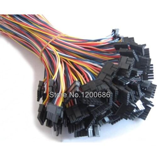 7PIN 15CM 22AWG Molex 3.0mm 7pin 43645-0700 Male Power wire harness Micro-Fit 3.0 Receptacle Housing Single Row 7 Circuits Black