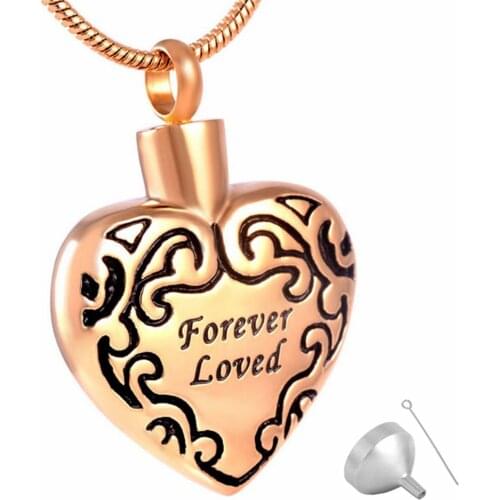 8490 Forever Loved Cremation Jewelry Keepsakes Urn Memorial Necklace for Ashes