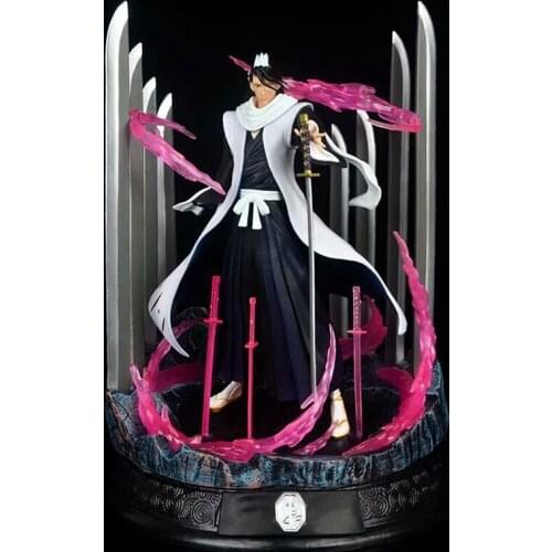 Anime Bleach Byakuya Kuchiki GK Game Statue PVC Action Figure Japanese Anime Figure Model Toys Statue Collection Doll Gift