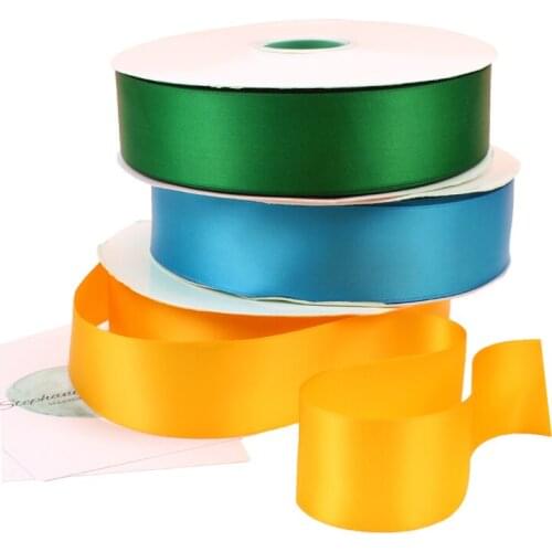 100yard 40mm Decorative Grosgrain Ribbon Handmade DIY Headwear Accessories Wedding Gift Wrap